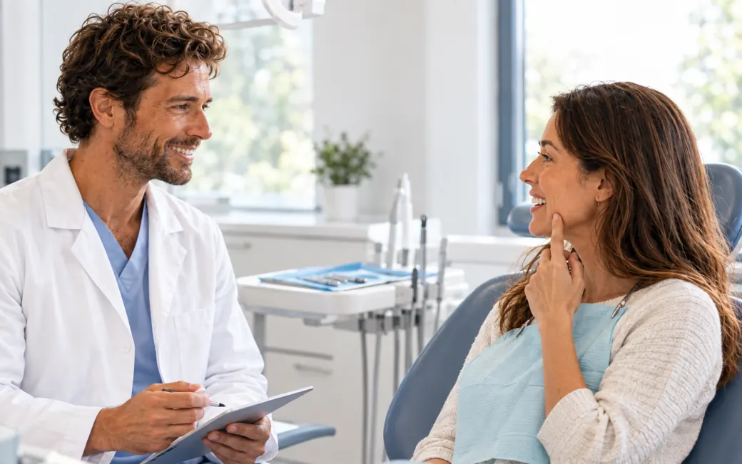 Dentist appointment — English speaking practice scene