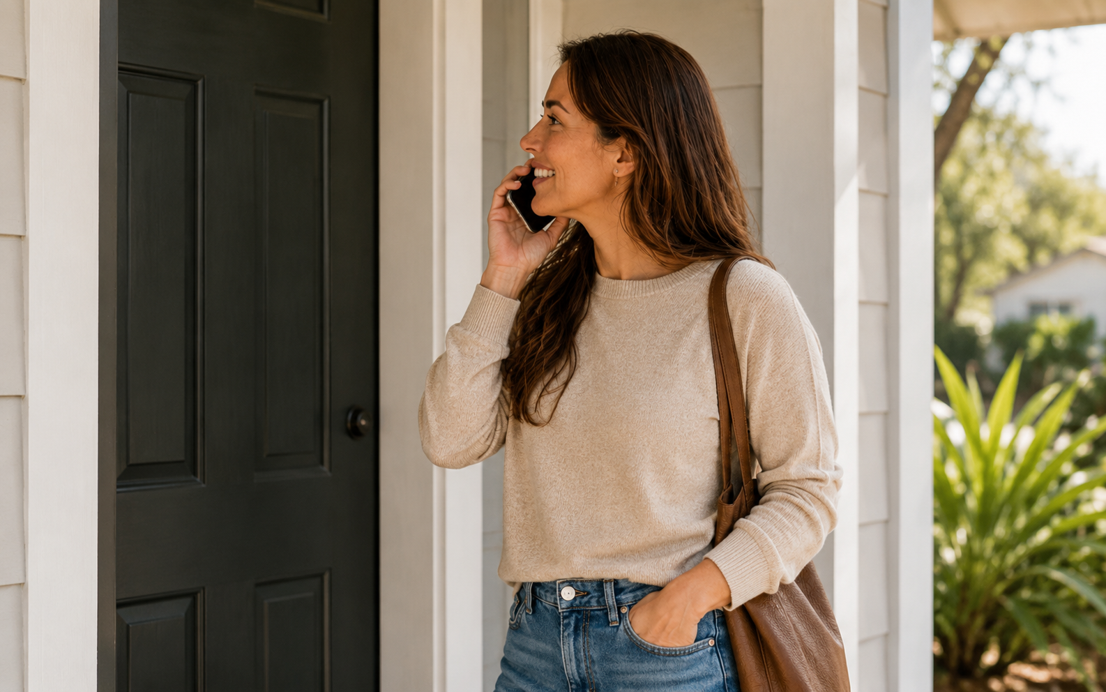 Locked out — English speaking practice scene