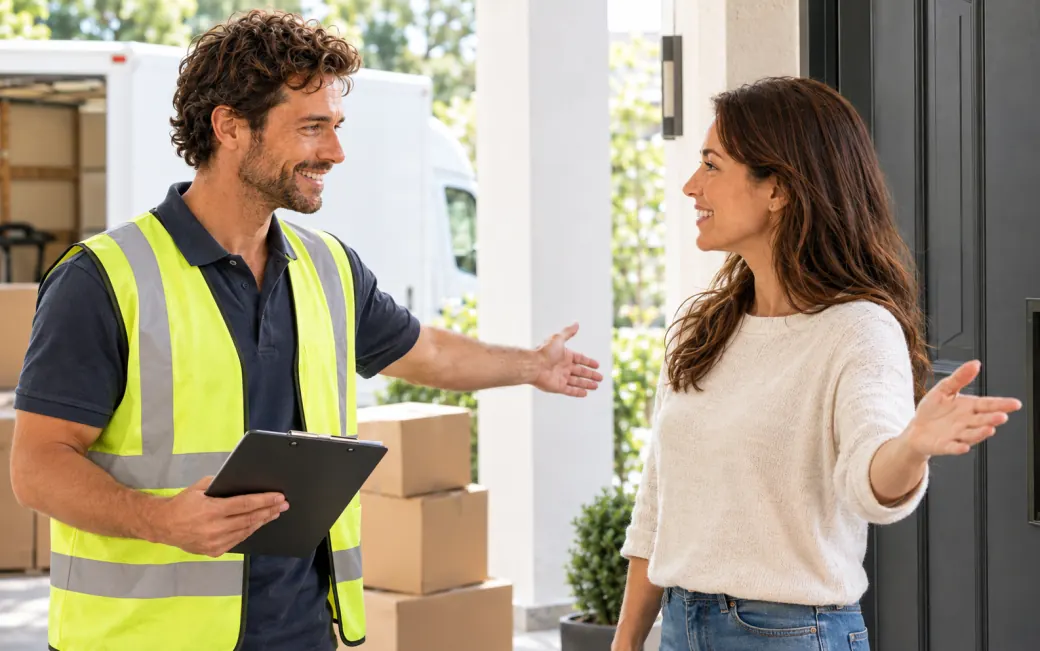 Moving day — English speaking practice scene