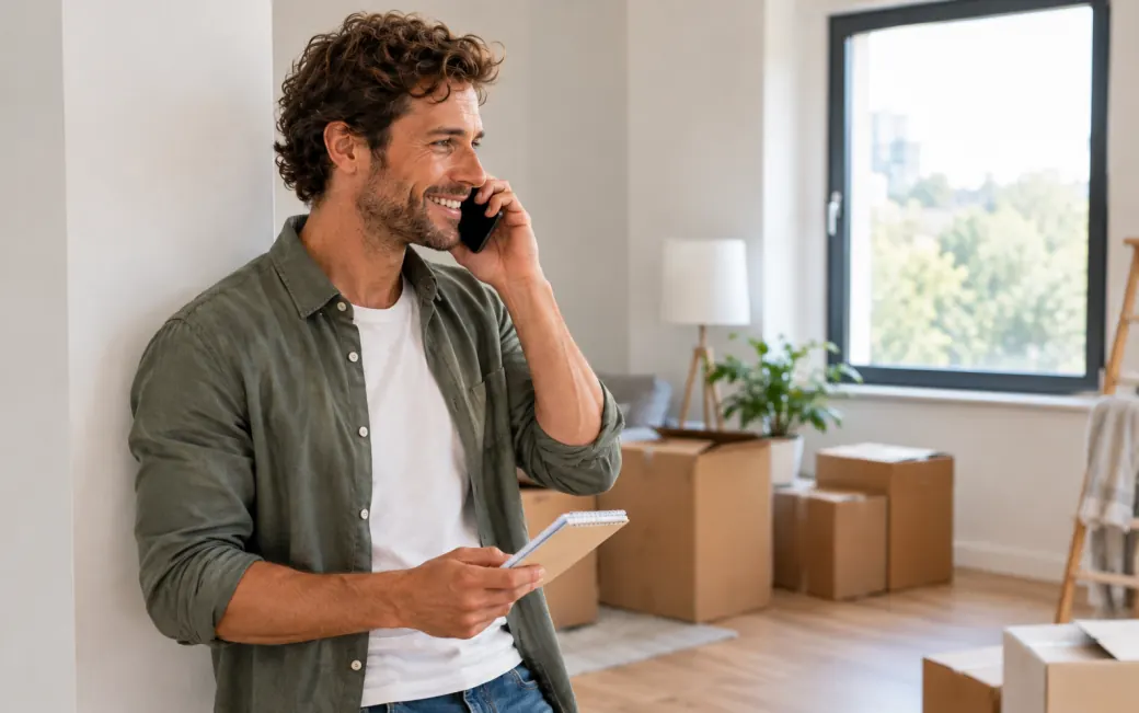 Setting up utilities — English speaking practice scene